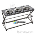 Chafing Dish de table mobile avec chauffage